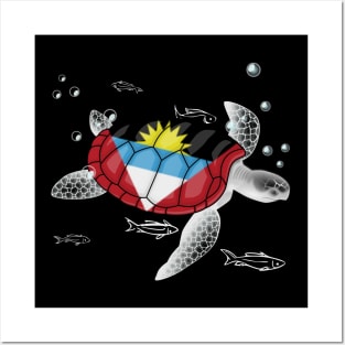 Antigua and Barbuda Turtle Posters and Art